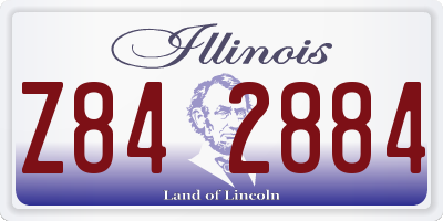 IL license plate Z842884