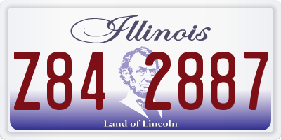 IL license plate Z842887
