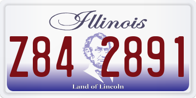 IL license plate Z842891