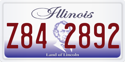 IL license plate Z842892