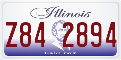 IL license plate Z842894