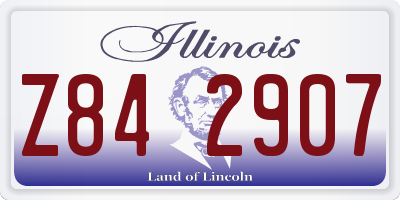 IL license plate Z842907