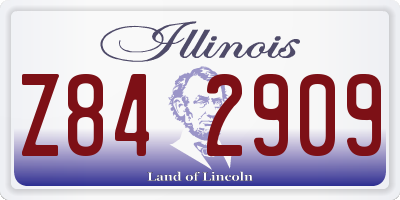 IL license plate Z842909