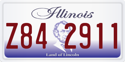 IL license plate Z842911
