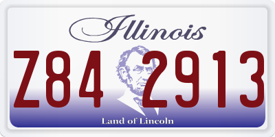 IL license plate Z842913