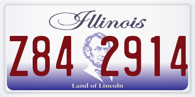 IL license plate Z842914