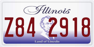 IL license plate Z842918