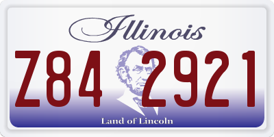 IL license plate Z842921