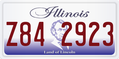 IL license plate Z842923
