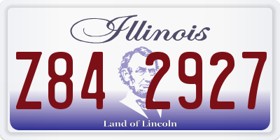 IL license plate Z842927