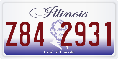 IL license plate Z842931