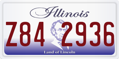 IL license plate Z842936