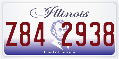 IL license plate Z842938