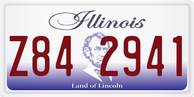 IL license plate Z842941
