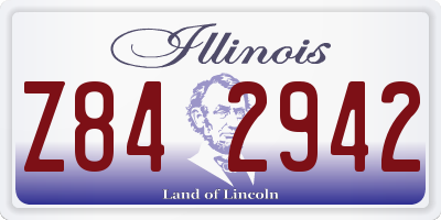 IL license plate Z842942