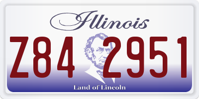 IL license plate Z842951