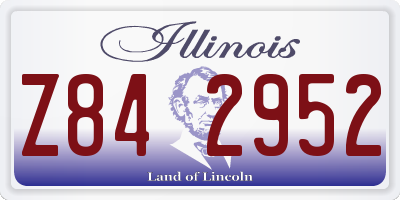 IL license plate Z842952