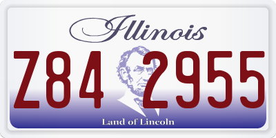 IL license plate Z842955