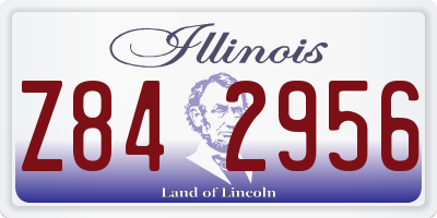 IL license plate Z842956
