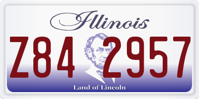 IL license plate Z842957