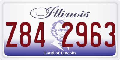 IL license plate Z842963