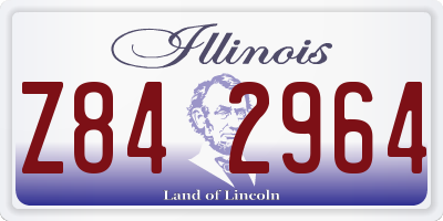 IL license plate Z842964