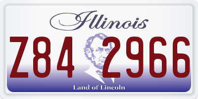 IL license plate Z842966