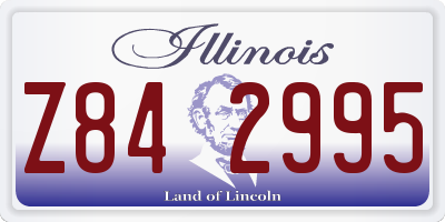IL license plate Z842995