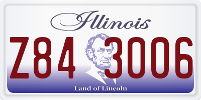 IL license plate Z843006