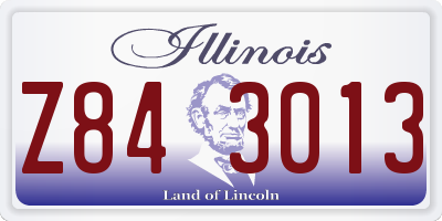 IL license plate Z843013