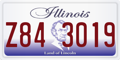 IL license plate Z843019