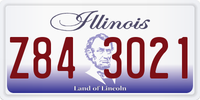 IL license plate Z843021