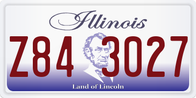 IL license plate Z843027