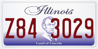 IL license plate Z843029