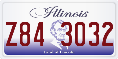 IL license plate Z843032