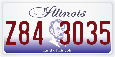 IL license plate Z843035