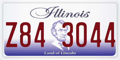 IL license plate Z843044