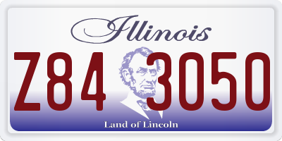 IL license plate Z843050