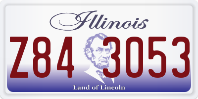 IL license plate Z843053