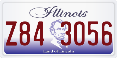 IL license plate Z843056