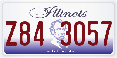 IL license plate Z843057