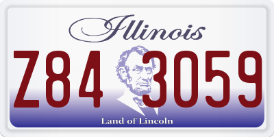 IL license plate Z843059