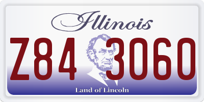 IL license plate Z843060