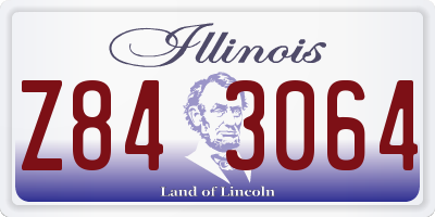 IL license plate Z843064