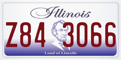 IL license plate Z843066