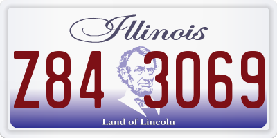 IL license plate Z843069