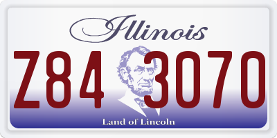 IL license plate Z843070