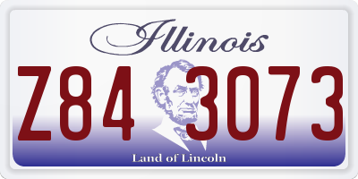 IL license plate Z843073