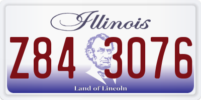 IL license plate Z843076