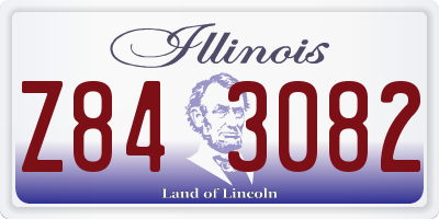 IL license plate Z843082
